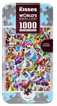 Misc. Hersheys - World's Smallest - Hershey Kisses 1000pc Puzzle in a Tin Book