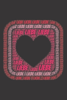 Liebe: Notizblock | Notizbuch | DIN A5, 120 Seiten | Liniert, Lined, Linien | Notizen, Termine, Planer, Tagebuch, Organisation | Wortwolke Geschenk (German Edition)