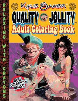 Paperback Quality Jollity Adult Coloring Book: Relaxing Grown-ups With Crayons Book