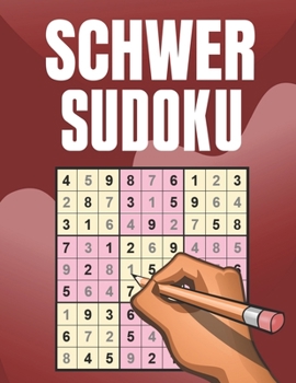 Paperback Schwer Sudoku: 300 Schweren Sudoku Rätseln mit Lösungen. [German] Book