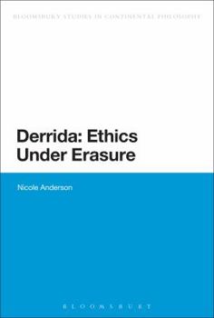 Paperback Derrida: Ethics Under Erasure Book