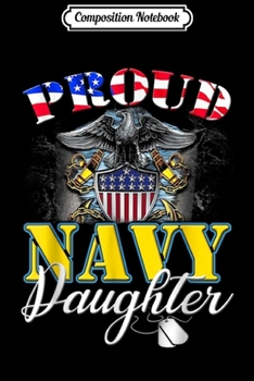 Composition Notebook: Proud Navy Mom With American Flag Cool Gift  Journal/Notebook Blank Lined Ruled 6x9 100 Pages