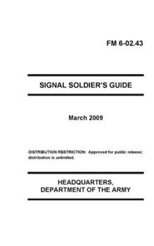 Paperback FM 6-02.43 Signal Soldier's Guide Book