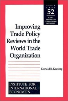 Paperback Improving Trade Policy Reviews in the World Trade Organization Book