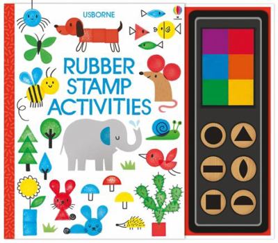 Spiral-bound Rubber Stamp Activities Book
