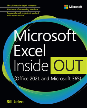 Paperback Microsoft Excel Inside Out (Office 2021 and Microsoft 365) Book