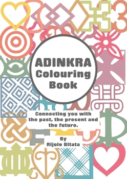 Paperback Adinkra Colouring Book