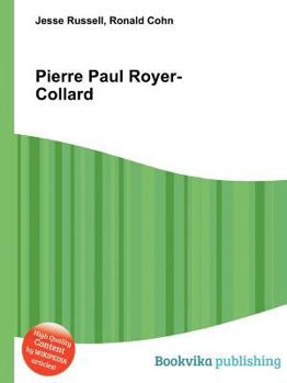 Paperback Pierre Paul Royer-Collard Book