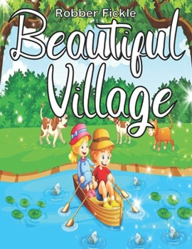 Paperback Beautiful Village: An Adult Coloring Book. Book