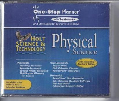 Hardcover One-Stop Tst Gen HS&T 2007 Phys Book