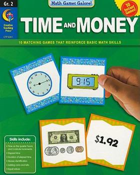 Paperback Time and Money, Grade 2 Book