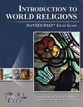 Paperback DSST Introduction to World Religions Study Guide Book