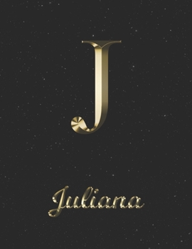 Juliana: 1 Year Daily Planner (12 Months) | Yellow Gold Effect Letter J Initial First Name | 2020 - 2021 | 365 Pages for Planning | January 20 - ... | Plan Each Day, Set Goals & Get Stuff Done