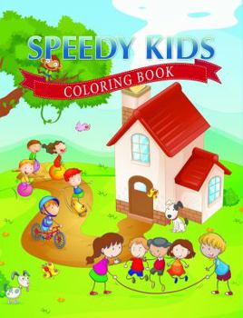 Paperback Speedy Kids Coloring Book