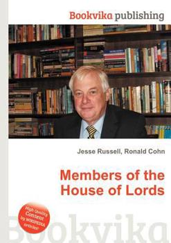 Paperback Members of the House of Lords Book