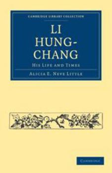 Electronics Li Hung-Chang: His Life and Times Book