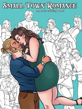 Paperback Sweet Small Town Coloring Book