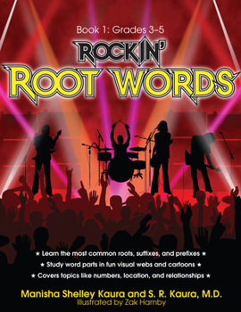 Paperback Rockin' Root Words: Book 1, Grades 3-5 Book