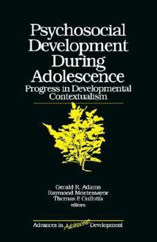 Paperback Psychosocial Development During Adolescence: Progress in Developmental Contexualism Book