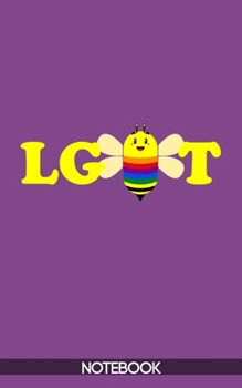 Paperback Notebook (100 pages): LGBT Bee Book