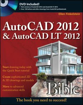 Paperback AutoCAD 2012 and AutoCAD LT 2012 Bible Book