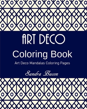 Paperback Art Deco Coloring Book