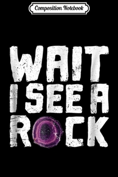 Composition Notebook: Funny Geologist Rock Hounding Geode Vintage  Journal/Notebook Blank Lined Ruled 6x9 100 Pages