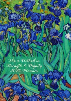 Paperback She is Clothed in Strength and Dignity: 2020 Monthly Planner Book