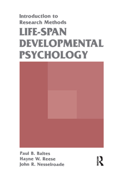 Paperback Life-span Developmental Psychology: Introduction To Research Methods Book