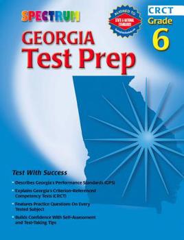 Paperback Georgia Test Prep, Grade 6 (Spectrum State Specific) Book