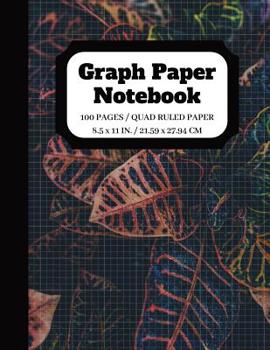 Paperback Graph Paper Notebook: Graph paper pages and White Paper - 5x5 Composition Notebook - Quad Ruled - 5 squares per inch - 100 pages - 8.5 x 11 Book