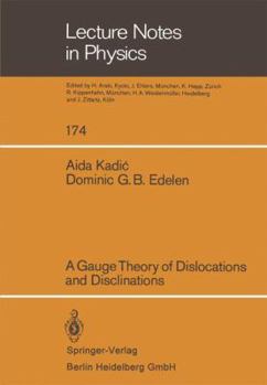 Paperback A Gauge Theory of Dislocations and Disclinations Book