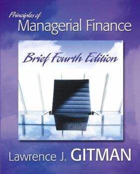Hardcover Principles of Managerial Finance Brief Book