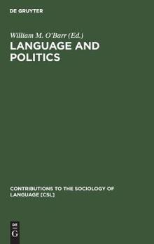 Hardcover Language and Politics Book