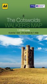 Map Walker's Map the Cotswolds Book