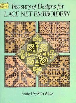 Paperback Treasury of Designs for Lace Net Embroidery Book