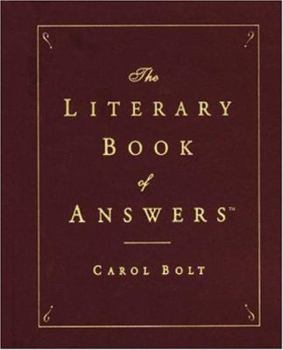 Hardcover The Literary Book of Answers Book