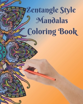 Paperback Zentangle Style Mandalas Coloring Book