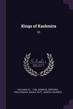 Paperback Kings of Kashmira: 03 Book