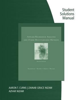 Paperback Student Solutions Manual for Kleinbaum/Kupper/Muller's Applied Regression Analysis and Multivariable Methods, 4th Book