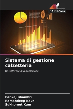 Paperback Sistema di gestione calzetteria [Italian] Book
