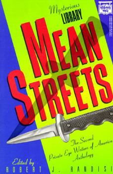 Paperback Mean Streets: The Second Private Eye Writers of America Anthology Book