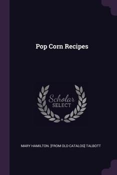 Paperback Pop Corn Recipes Book