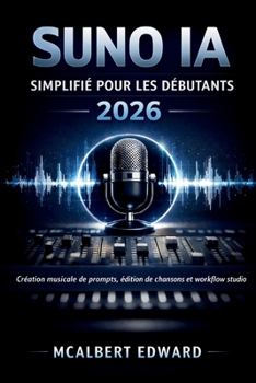 SUNO IA SIMPLIFIÉ POUR LES DÉBUTANTS 2026: Création musicale de prompts, édition de chansons et workflow studio (French Edition)