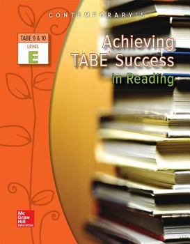 Paperback Achieving Tabe Success in Reading, Level E Workbook Book