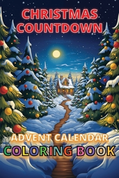 Paperback Christmas Countdown: Advent Calendar Coloring Book