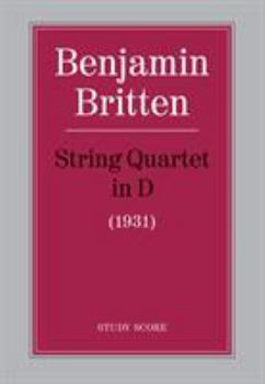 Paperback String Quartet in D: Study Score Book