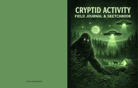 Paperback Cryptid Activity Field Journal & Sketchbook Book