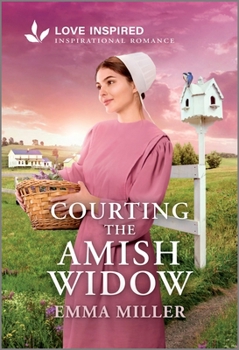 Mass Market Paperback Courting the Amish Widow: An Uplifting Inspirational Romance Book
