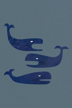 Notes: A Blank Sheet Music Notebook with Whales Cover Art